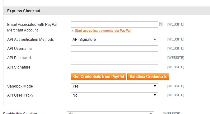 paypal limecommerce