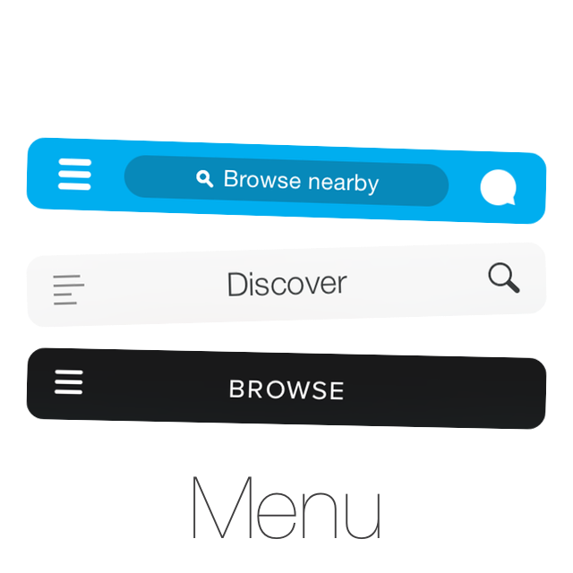 Web Design Trend Optimize The Menu
