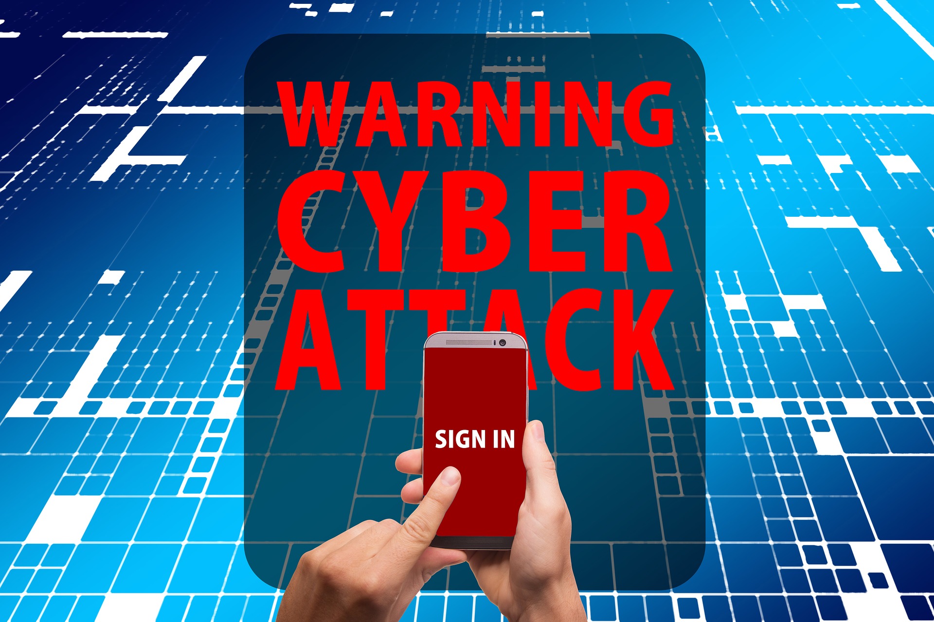 warning cyber attack phone hacking